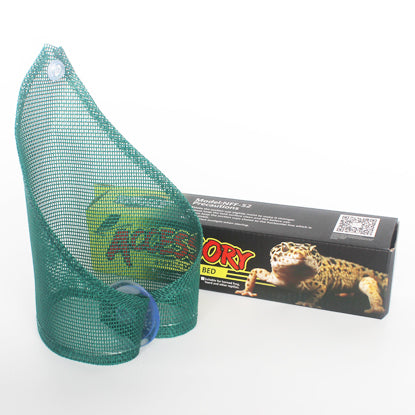 Reptile Soft Bed | Bearded Dragon Hammock | Suction Cup Mounting