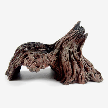 Bright Brown Twisted Tree Log | Resin Landscape