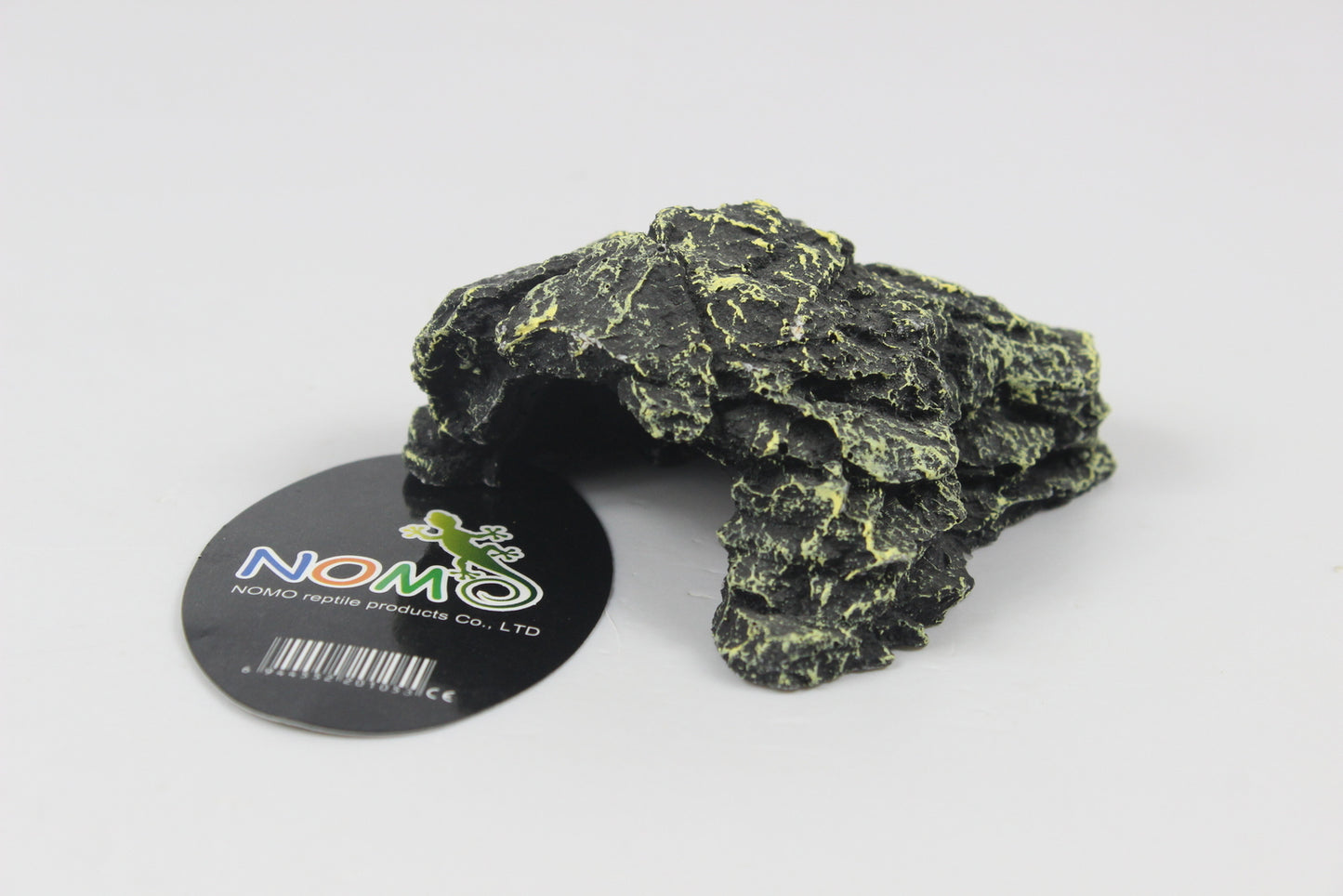 Black and Green Rock Cave | Reptile Resin Cave