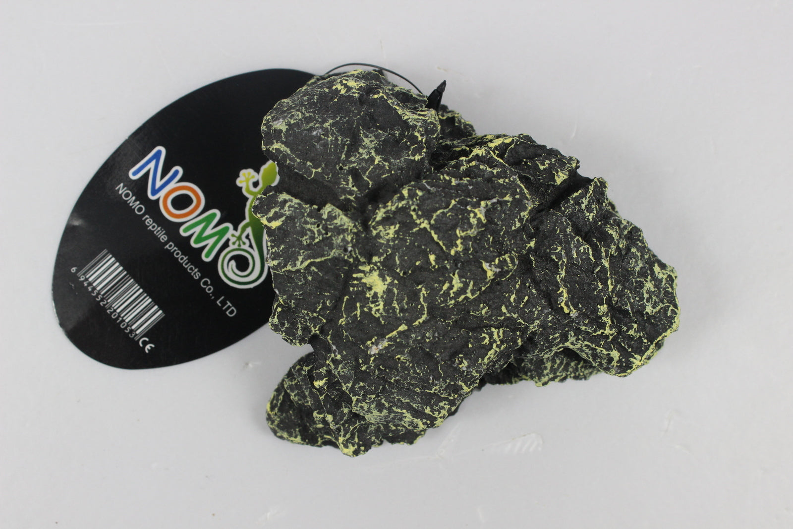 Black and Green Rock Cave | Reptile Resin Cave
