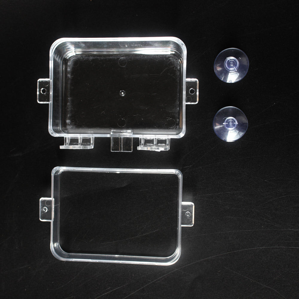 Escape-Proof Feeder Feeding Container for Reptiles | NW-30 | With Suction Cups for Vivariums