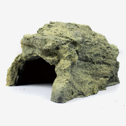 Light Grey Rock Cave | Reptile Resin Cave