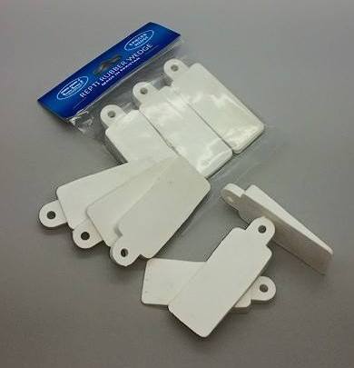 Rubber Sliding Door Rubber Wedge Jam | Pack of 6 | Wedge for Reptile Vivariums