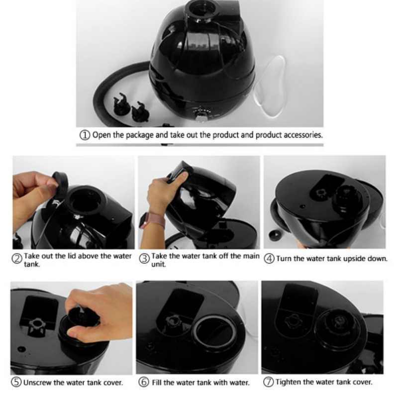 Reptile Rainforest Fogger | Terrarium Humidifier | Reptile Humidifier Fog Machine Mister