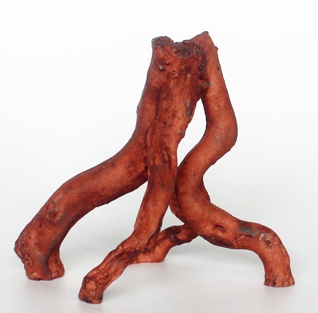 Bright Brown Twisted Tree Log | Resin Landscape