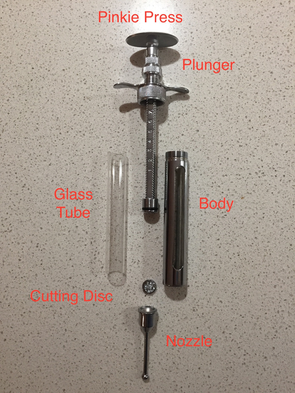 Pinkie Pump | Reptile Forced Feeding Tools Pump | Pinky Press Nozzles | Pinkie Pump