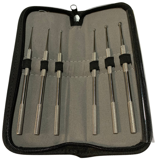 Reptile Sexing Probes | Snake Probing Stainless Steel Tools | Leather Case