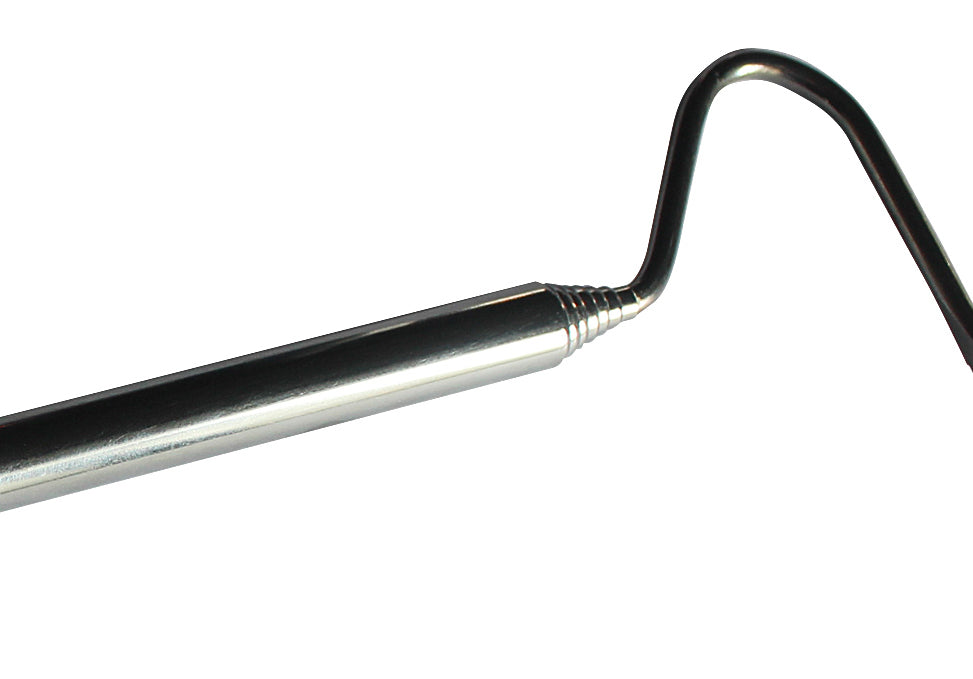 Super Light Weight Telescopic Snake Hook | Collapsable Silver Stainless Steel | 18cm extends to 68cm