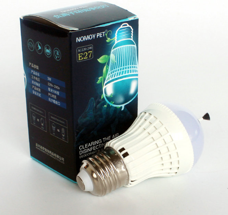 Negative Ion Air Purifying Lamp | Odour Elimination | 3W | ND-15 | Fitting: E27