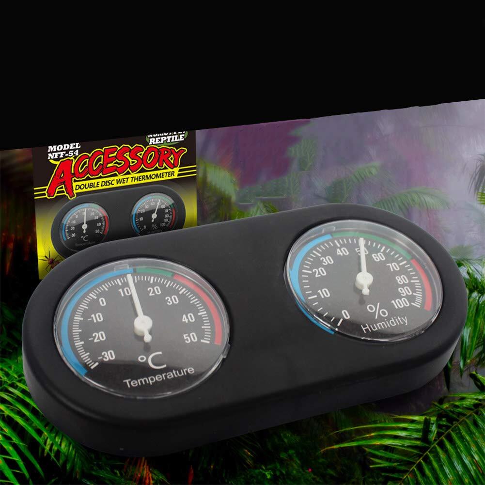 Analog Wet Thermometer & Hygrometer Combination Gauges | Double Dial