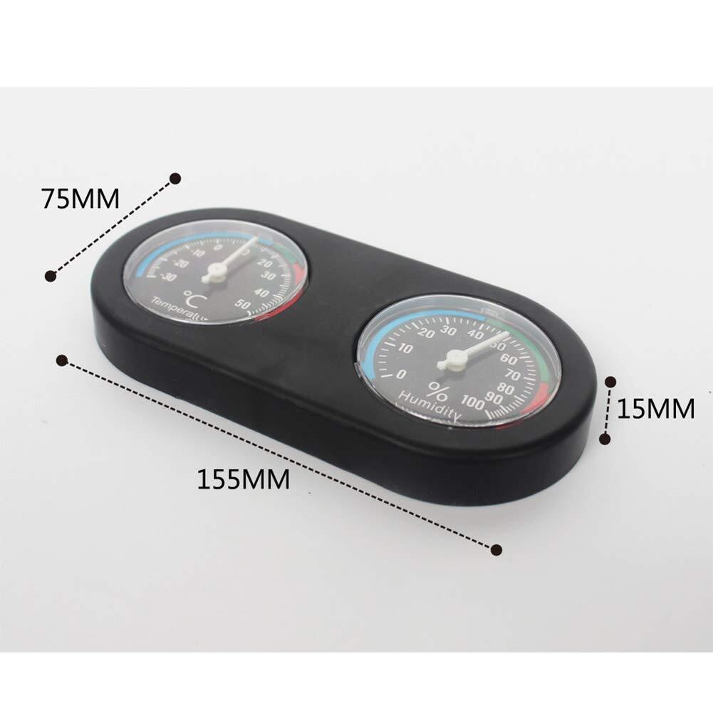 Analog Wet Thermometer & Hygrometer Combination Gauges | Double Dial