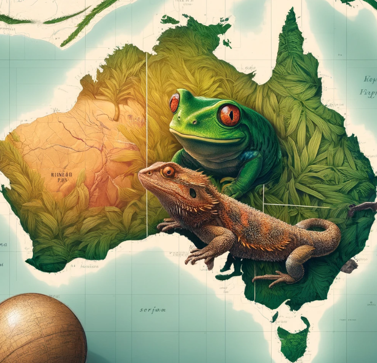 Keeping reptiles and Amphibians in Australia. A state by state list of permits