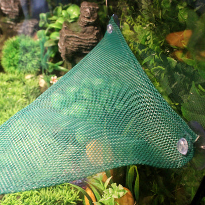Reptile Soft Bed | Bearded Dragon Hammock | Suction Cup Mounting