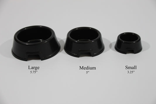 Black Plastic Reptile Water Bowls | For Reptiles and Other Pets