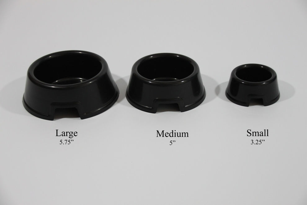 PetWave Black Plastic Reptile Water Bowls PetWave Sydney
