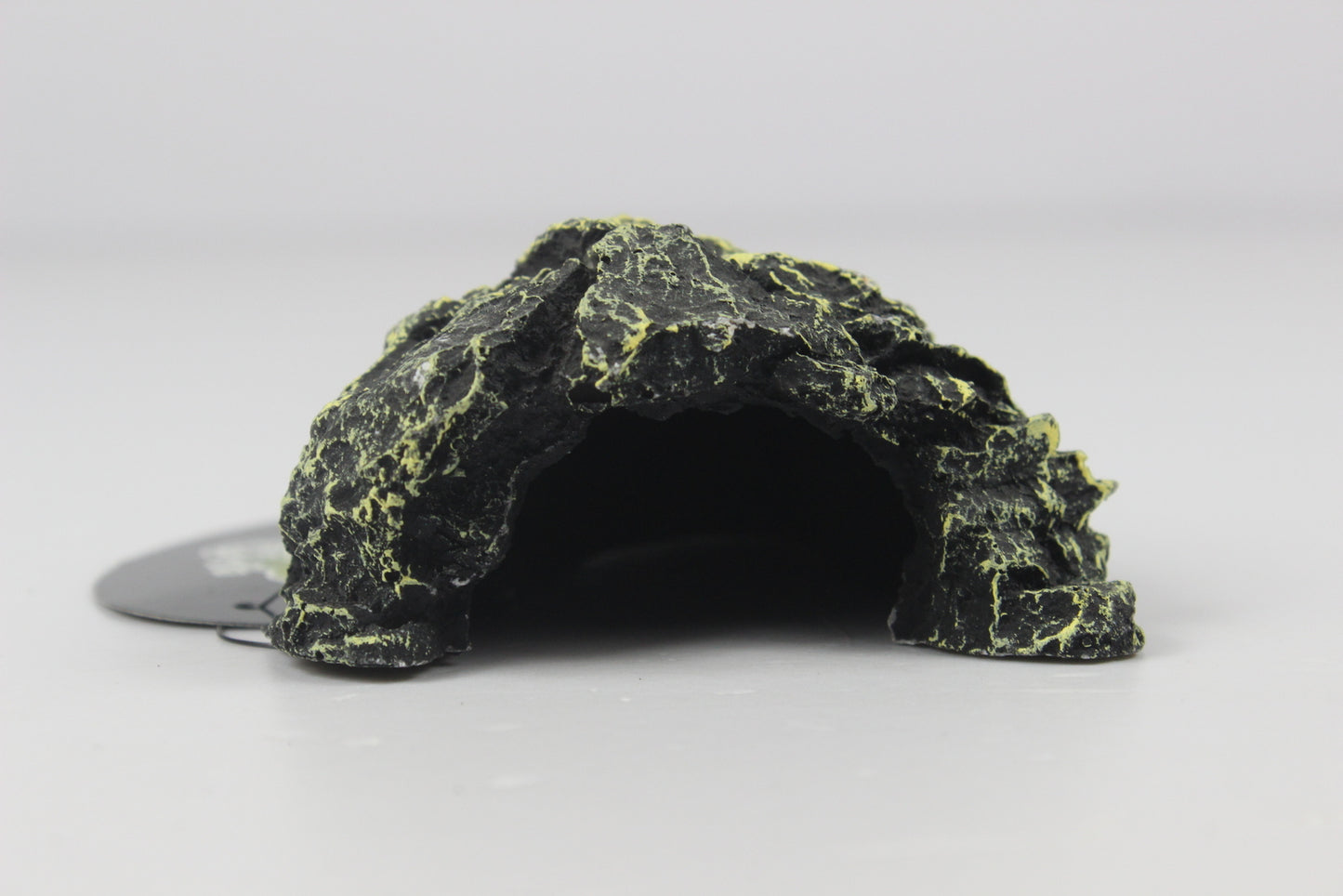 Black and Green Rock Cave | Reptile Resin Cave