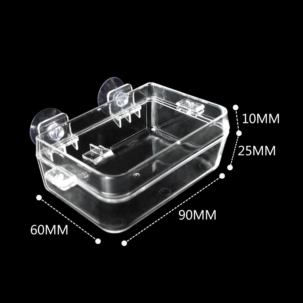Escape-Proof Feeder Feeding Container for Reptiles | NW-30 | With Suction Cups for Vivariums