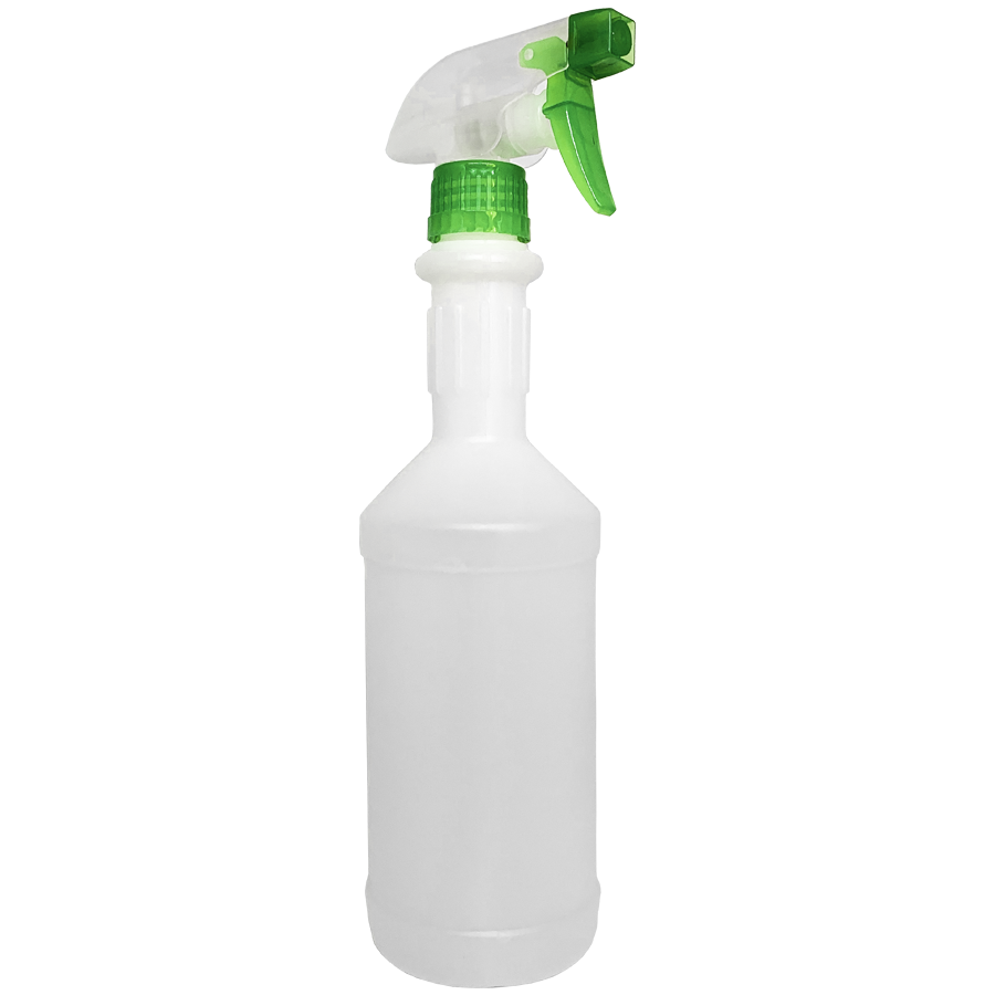 Multi-Purpose Trigger Spray Bottle (empty) | Water Mister | Spray, Stream & Lock Settings | Green & Natural