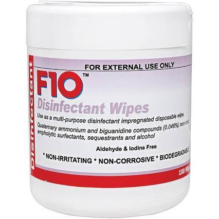 F10 Disinfectant Wipes | F10 Veterinary Disinfectant Hand & Surface Wipes
