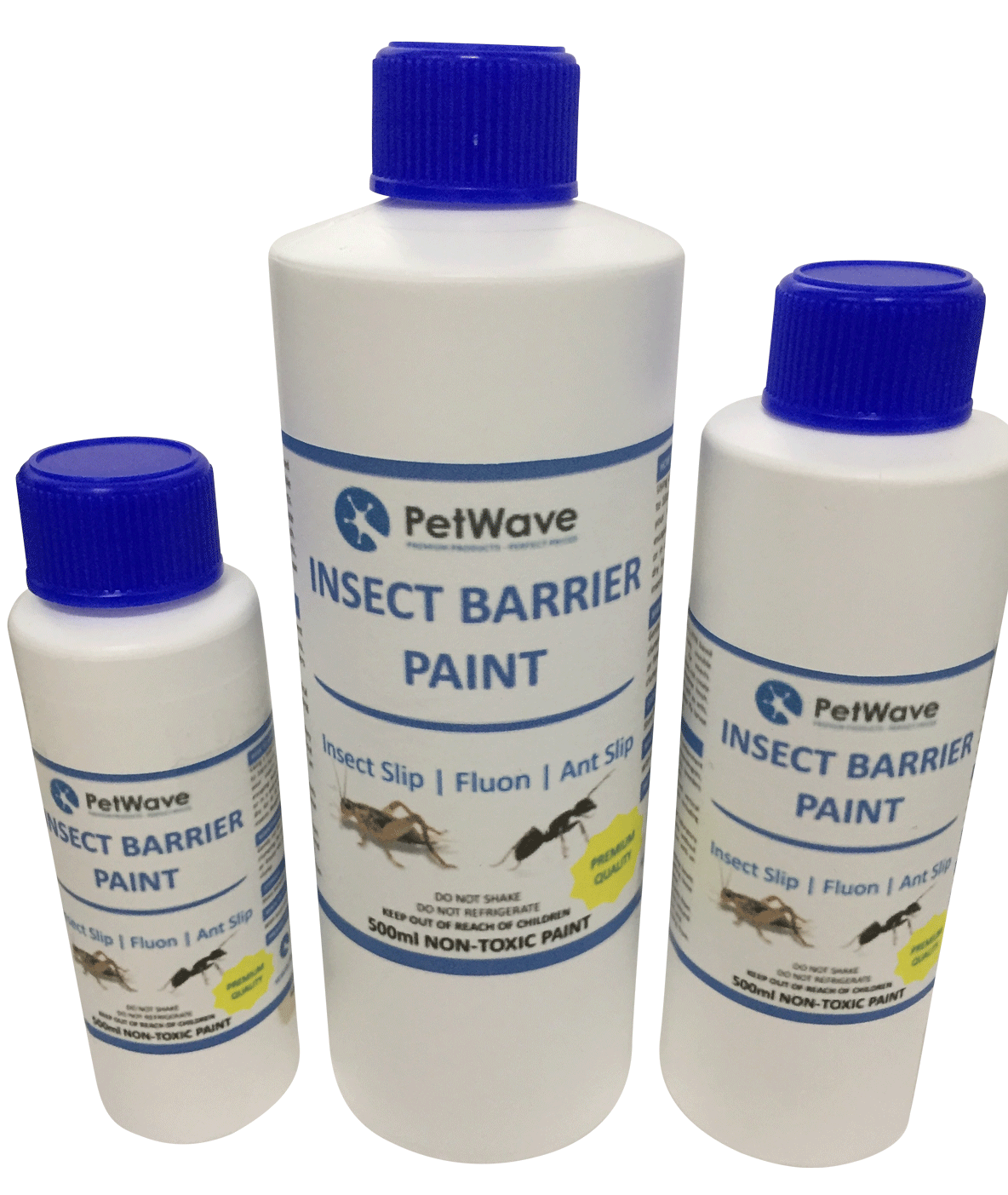 Fluon | Concentrated Insect Barrier Paint | Live Insect Control | Fluon Insect Film | Woodies Teflon Barrier |  Fluon AD-1 | Ant Slip | Fluon Paint