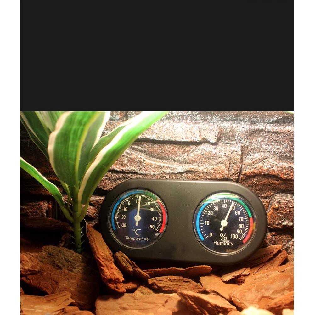Reptile Terrarium Thermometer Hygrometer Dual Gauges Pet Rearing Box  Reptile Thermometer and Humidity Gauge